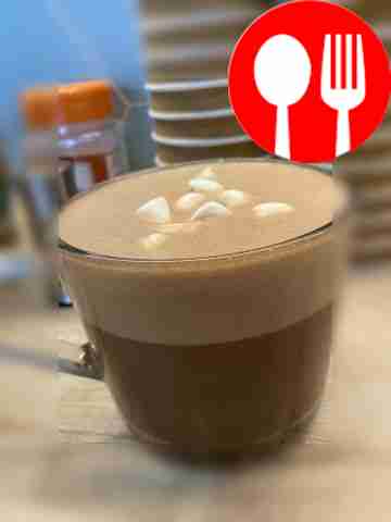 Какао с пенкой и маршмеллоу