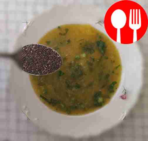 Разлейте по тарелкам и добавьте по одной...