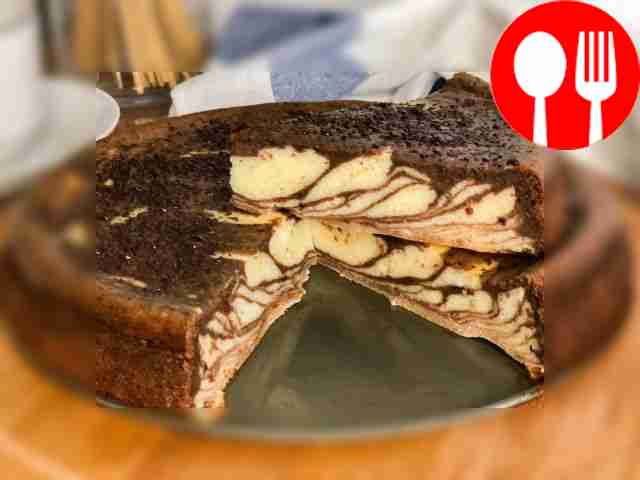 Запеканка из рикотты «Зебра»