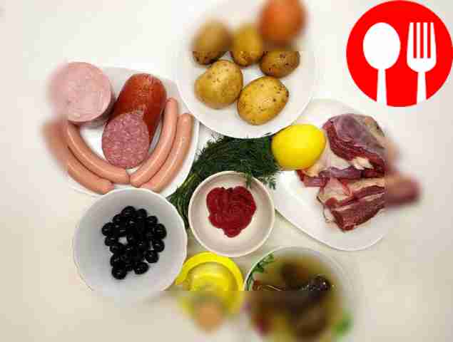 Соберите все ингредиенты.