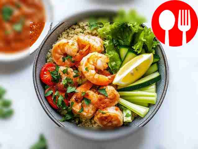 ПП боул с креветками и киноа