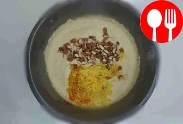 Далее всыпьте муку и хорошо перемешайте....