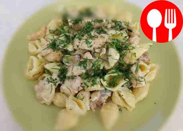 Сливочная паста с морепродуктами