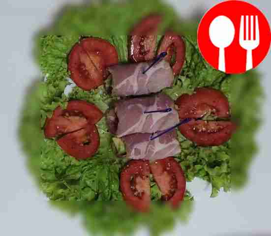 Необычный салат с авокадо