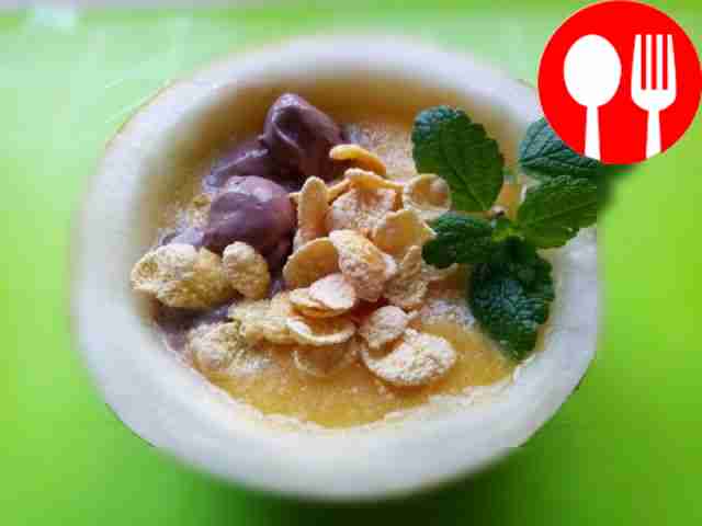 Витаминный суп из дыни и апельсина