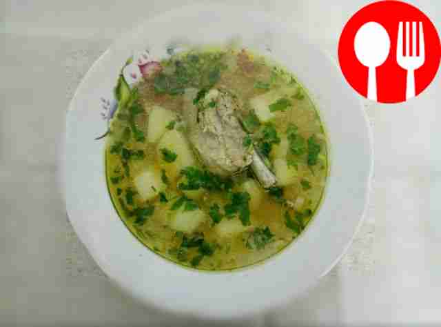 Суп с рисом и ребрышками в мультиварке