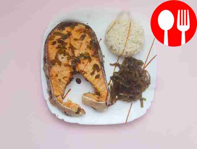 Запеченное филе форели с вкусным гарниром