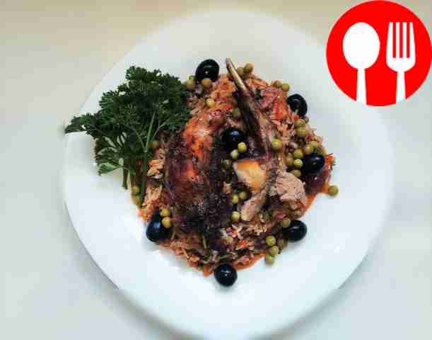 Рис с кроликом