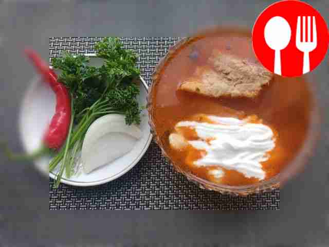 Пикантный суп харчо