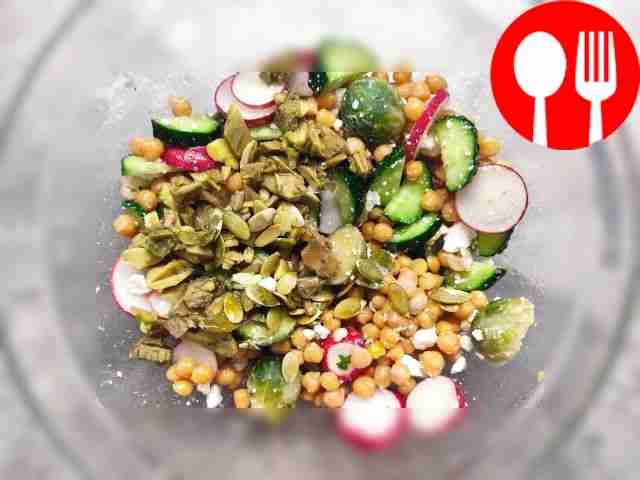 Салат из нута