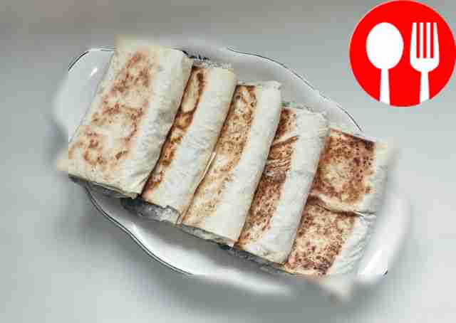 Буритто с рисом и говядиной