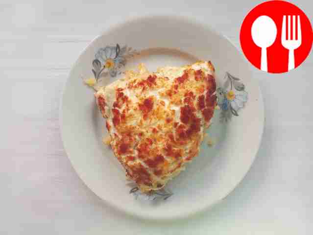 Сытная мясная запеканка с сыром