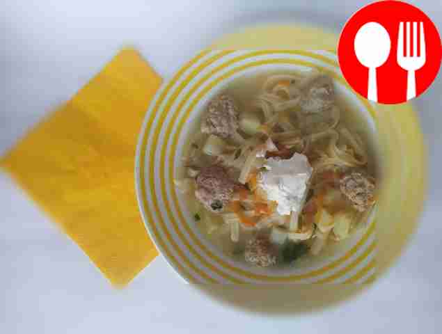 Предложите суп с соевым соусом или со...