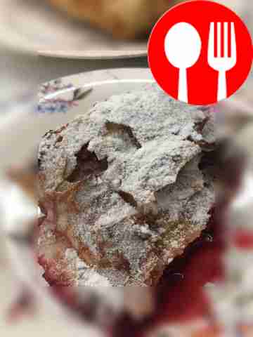 Вишневый штрудель из теста фило