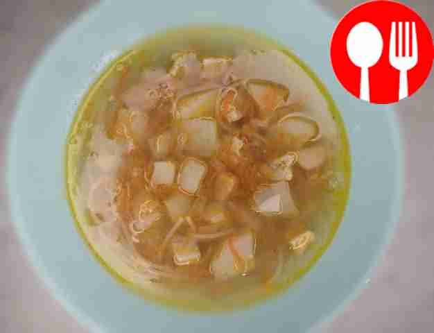 Легкий суп с вермишелью