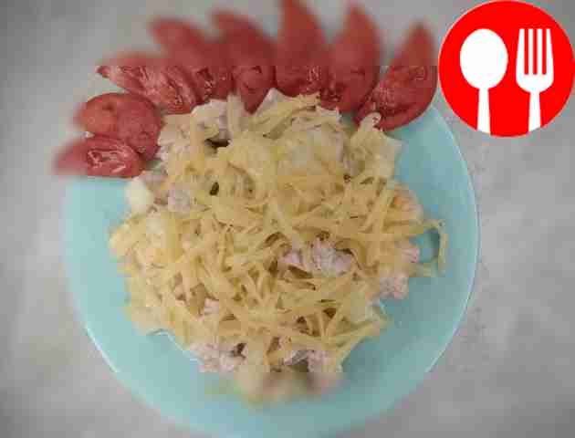 Запеканка с индейкой