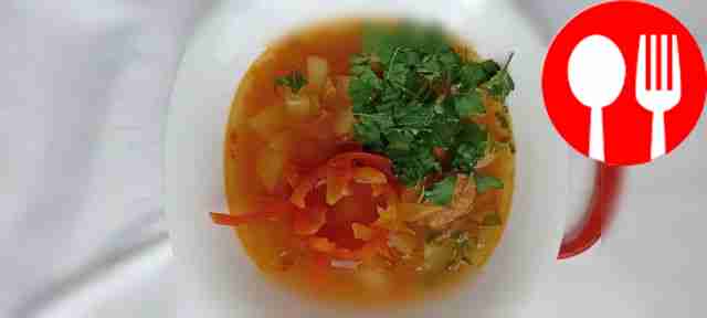 Быстрый рыбный суп из консервов