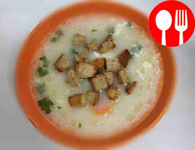 Простой сырный суп