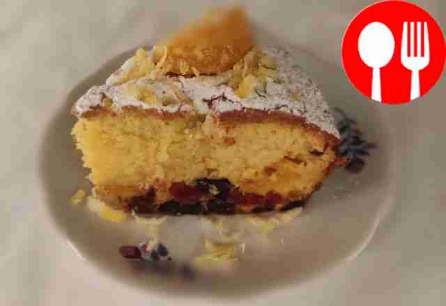 Мандариновый кекс на Рождество