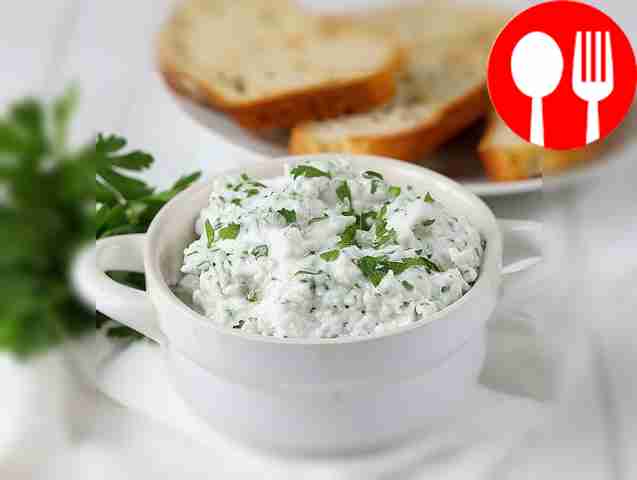 Украинская паста из сала и зелени