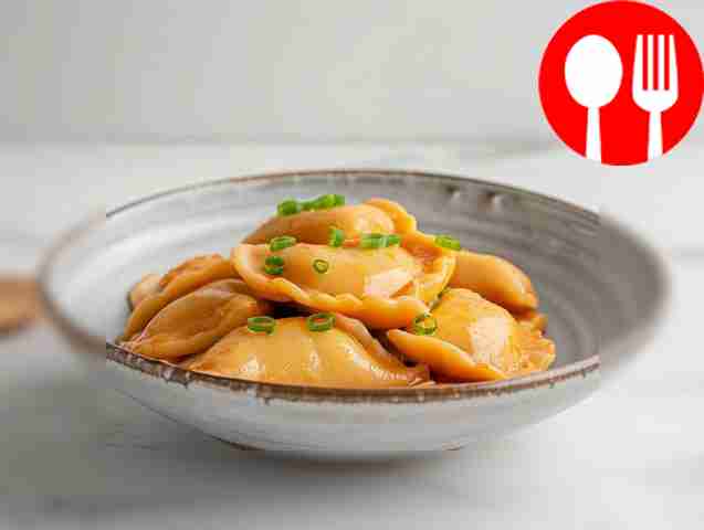 Вареники с зеленым луком