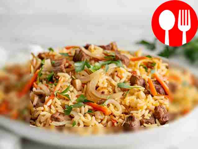 Рассыпчатый плов из пропаренного риса