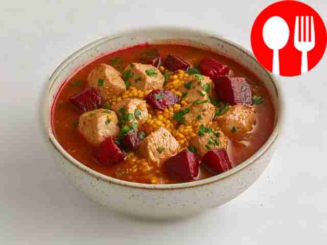 Свинина со свеклой