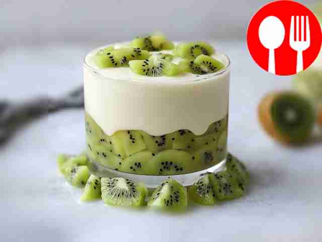 Желе с киви