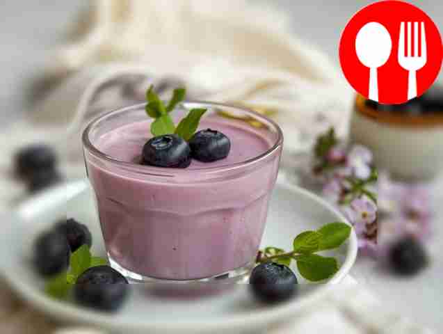 Черничное суфле на агар-агаре