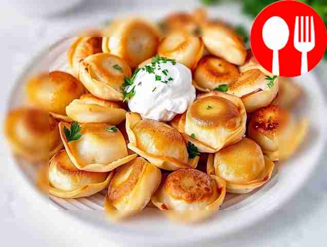 Быстрые и простые жареные пельмени