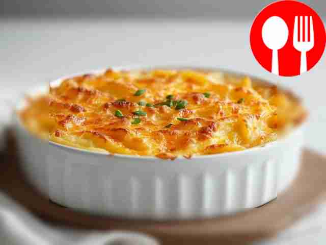 Быстрая запеканка с телячьим фаршем