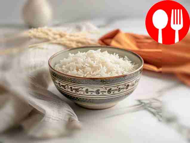 Рассыпчатый рис в микроволновке