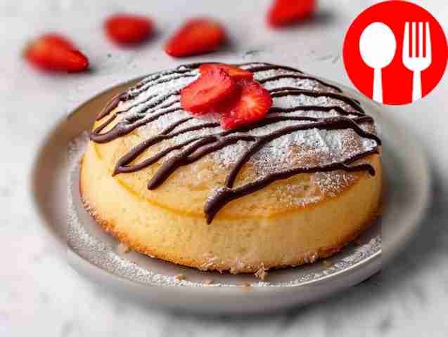 Ароматный яблочный бисквит