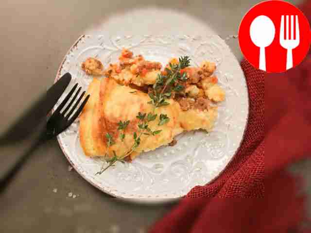 Пирог с картошкой в духовке