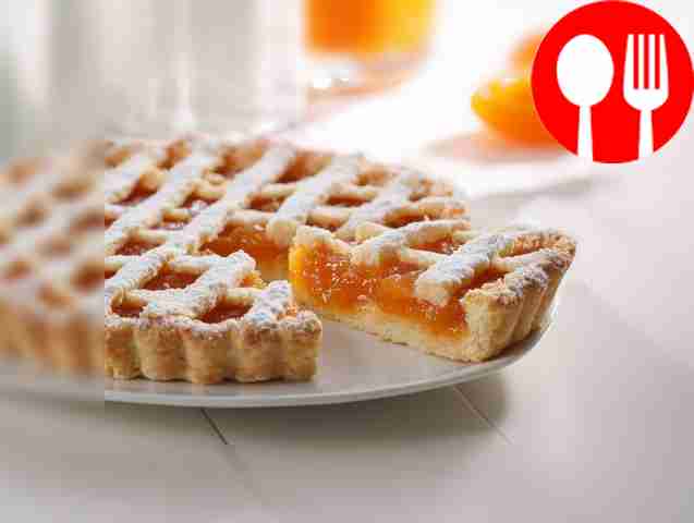 Пирог с абрикосовым вареньем