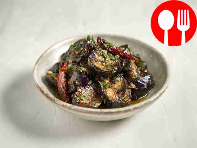 Острый салат на мангале