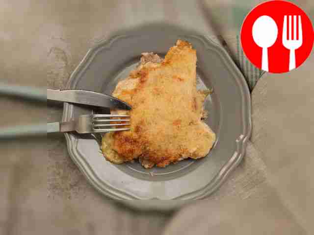 Мясо по-французски с картошкой