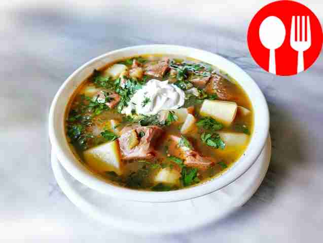 Суп с ревенем