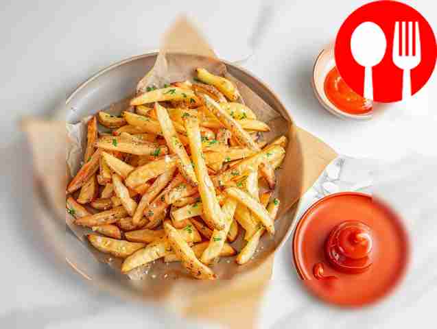 Замороженный картофель фри с прованскими травами в духовке