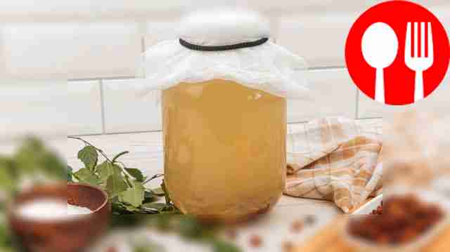 Березовый квас с изюмом