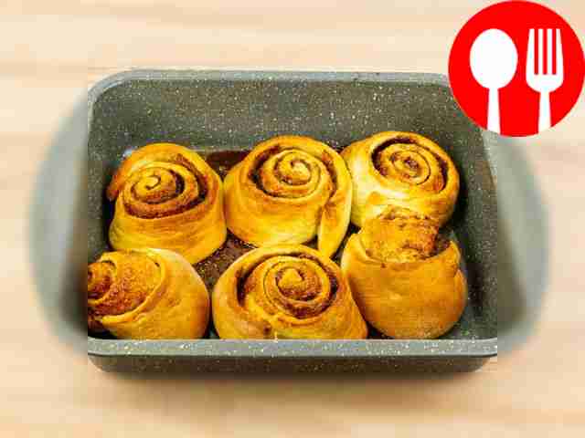 Пусть синнабоны выпекаются в заранее...