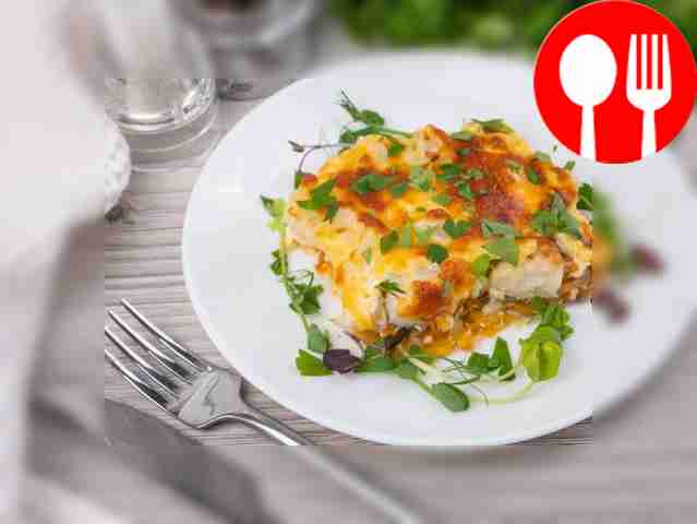 Запеканка из судака с цветной капустой