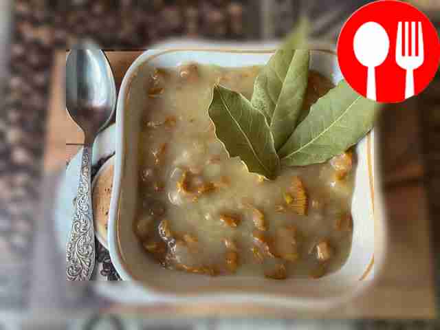 Грибная солянка «Лисички-сестрички»