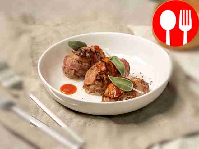 Ежики с беконом