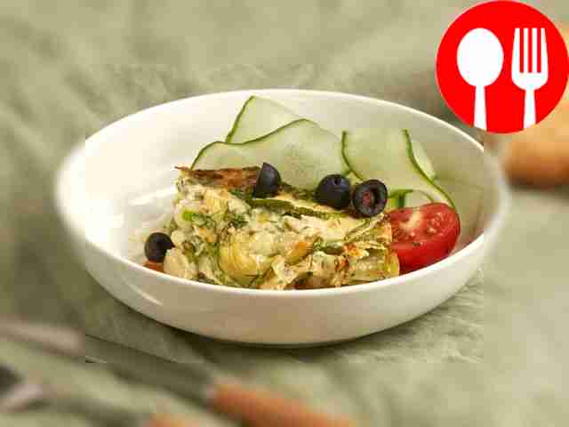 Фриттата из кабачков