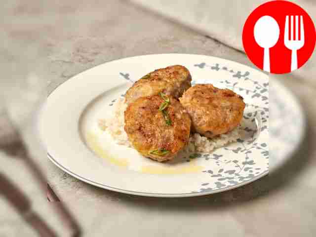 Отбивная из куриного фарша