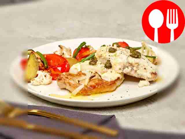 Отбивная с творогом