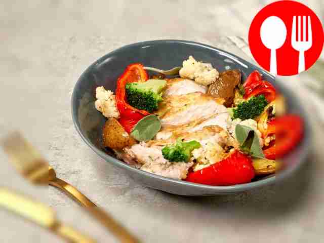 Отбивная с грецкими орехами