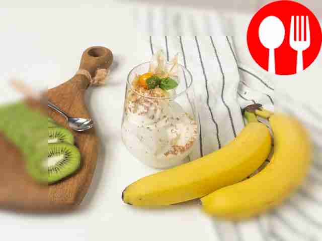 Пломбир с фруктами