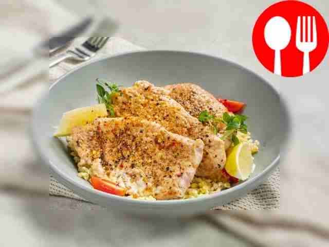 Отбивная, пожаренная на пергаменте